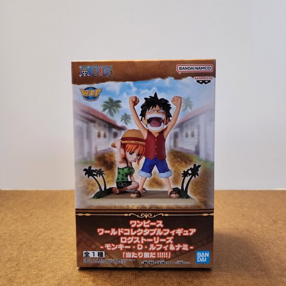 New Banpresto WCF One Piece Log Stories Luffy & Nami Figure Japan 7cm - Picture 3 of 7